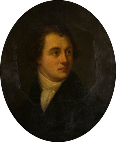 Egy ismeretlen úriember portréja, 1807-1819 körül (olaj, réz) alkotó: George (attr.to) Harlow