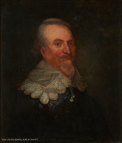 Sir John Sinclair (olaj, vászon) alkotó: George (circle of) Jamesone