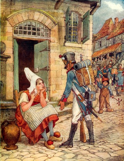 Jeannette és Jeanot (színes litográfia) alkotó: George 9th Earl of Carlisle Howard