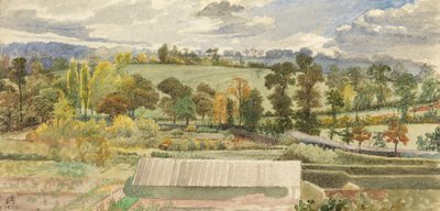 Kilburn Hampstead felé néz, 1858 (wc papíron) alkotó: George Adolphus Storey