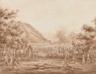 Ég a nagy bazár, Kabul alkotó: George Alfred Croly