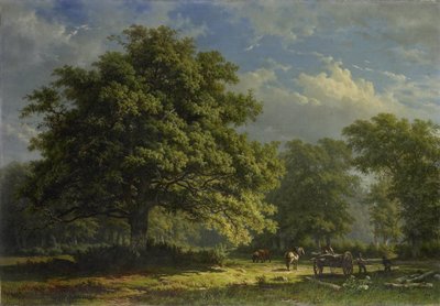 Kilátás a Bentheim-erdőben alkotó: George Andries Roth