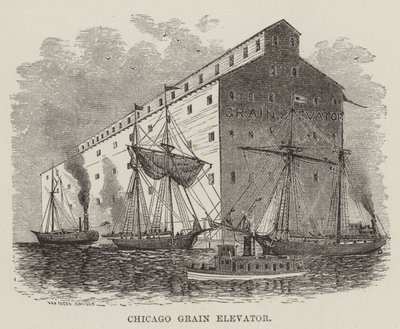 Chicago gabonafelvonó alkotó: George Augustus Sala