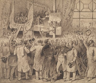 Varjak ünnepelnek az amerikai bárban alkotó: George Augustus Sala