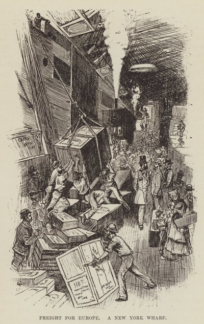 Fuvarozás Európába, egy New York-i rakpart alkotó: George Augustus Sala