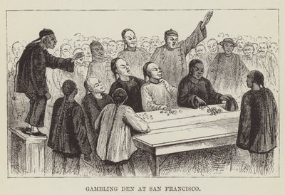Szerencsejáték Den San Francisco-ban alkotó: George Augustus Sala