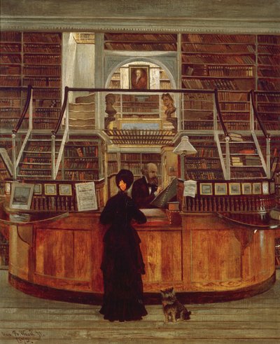 Philadelphiai Könyvtár, 1875 alkotó: George Bacon Wood