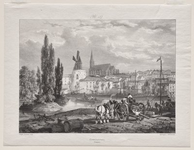 Festői és romantikus utazások az ókori Franciaországban (Languedoc II, I. rész): Castelnaudary alkotó: George Barnard