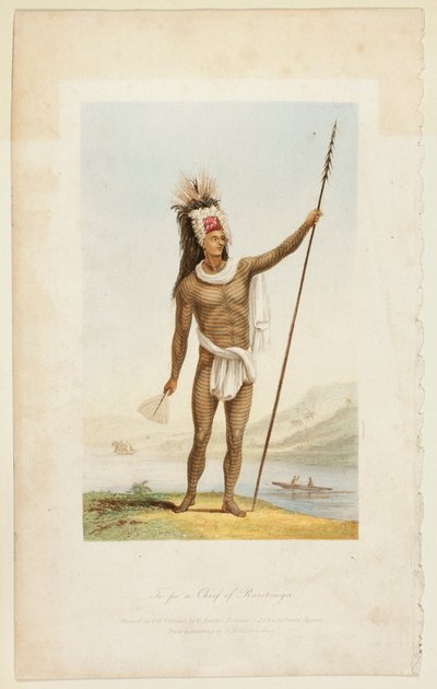Te Po, Rarotonga főnöke alkotó: George Baxter