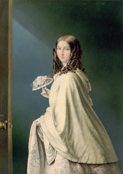 A koszorúslány (chromolitho) alkotó: George Baxter
