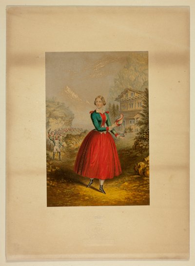 Die Tochter des Regiments alkotó: George Baxter
