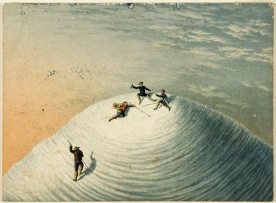 A csúcs, a Mont Blanc megmászásából alkotó: George Baxter
