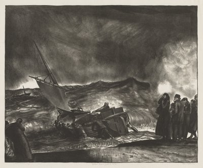 Allan Donn kihajózik alkotó: George Bellows