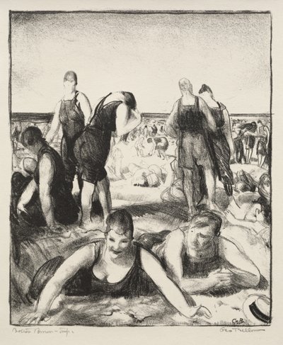Fürdőpart alkotó: George Bellows