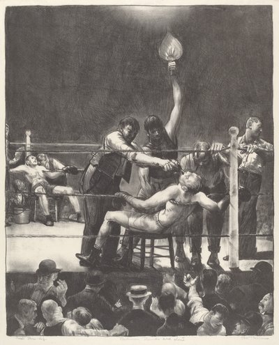 Kör között, kicsi, második kő alkotó: George Bellows