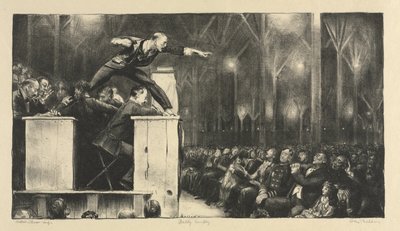 Billy Sunday alkotó: George Bellows