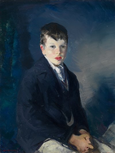 A kék kabátos fiú alkotó: George Bellows