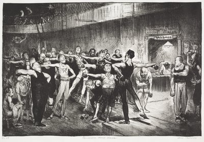 Üzletemberek tanfolyama alkotó: George Bellows