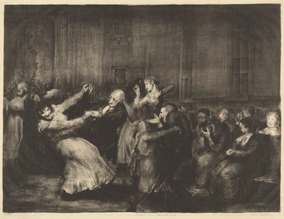 Tánc az őrültek házában alkotó: George Bellows