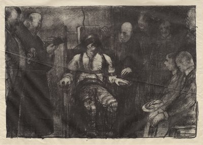 Elektromos kivégzés, első állapot alkotó: George Bellows