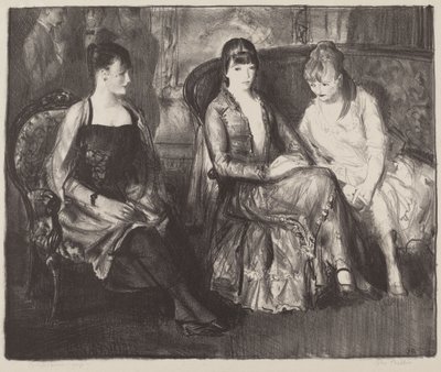Elsie, Emma és Marjorie, a második kő alkotó: George Bellows