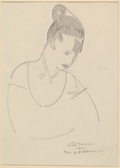 Elsie Speicher [verso] alkotó: George Bellows