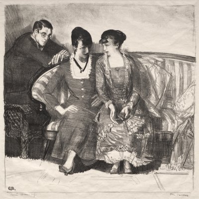 Emma, Elsie és Gene alkotó: George Bellows