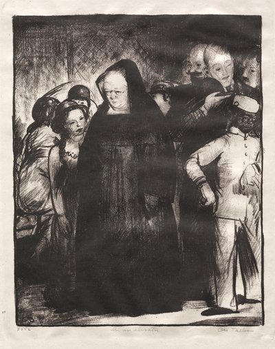 Egy liftben alkotó: George Bellows