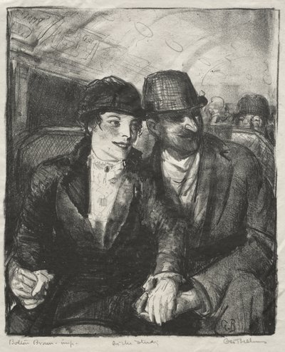 A metróban alkotó: George Bellows