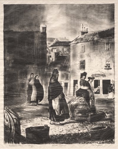 Ír város alkotó: George Bellows