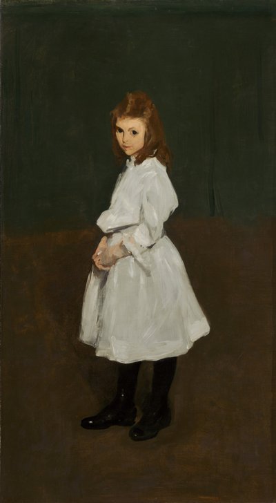Fehér ruhás kislány (Queenie Burnett) alkotó: George Bellows