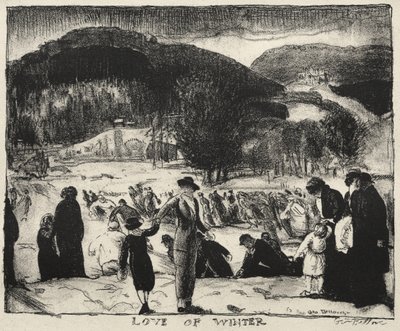 A tél szeretete, 1917 karácsonya alkotó: George Bellows