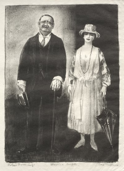 Házaspár alkotó: George Bellows