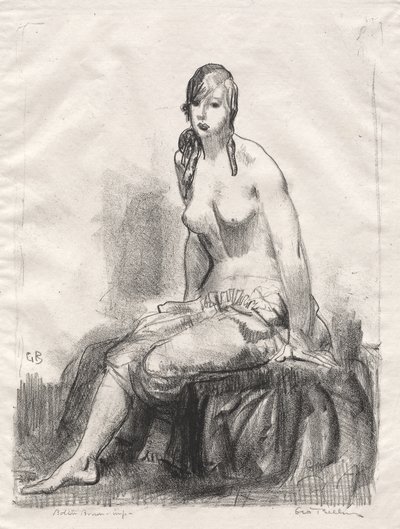 Reggel, meztelen vázlat alkotó: George Bellows