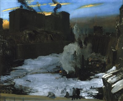 A Pennsylvania Station ásatásai alkotó: George Bellows