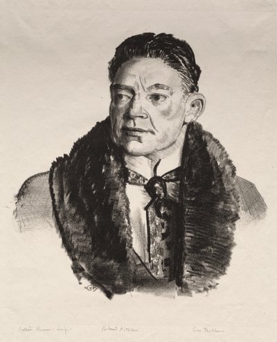 Robert Aitken portréja, „First Stone” alkotó: George Bellows