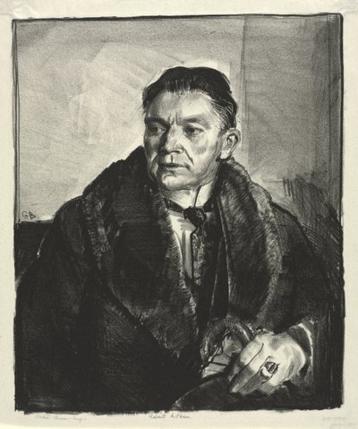 Robert Aitken portréja, második kő alkotó: George Bellows