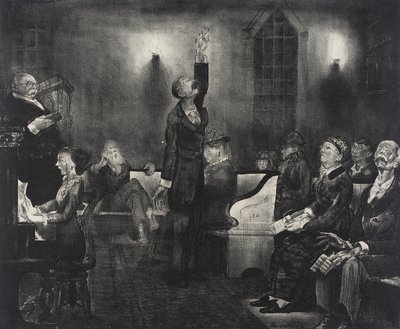 Imaösszejövetel, 2. sz. alkotó: George Bellows
