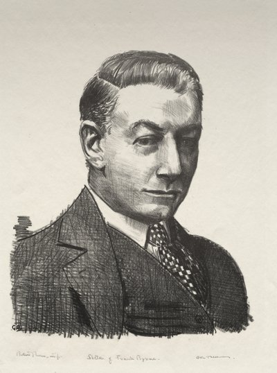 Frank Byrne vázlata alkotó: George Bellows