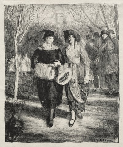 Tavasz, Central Park alkotó: George Bellows