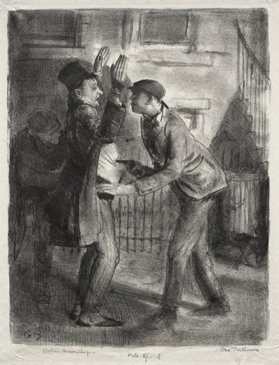 A rablás, első állapot alkotó: George Bellows