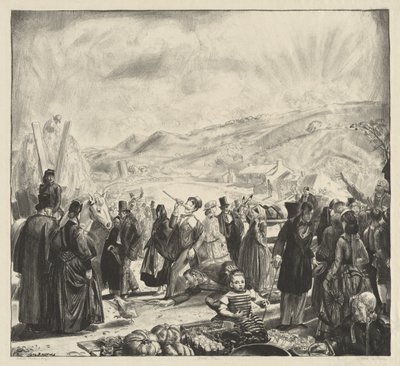 Az Ír Vásár alkotó: George Bellows