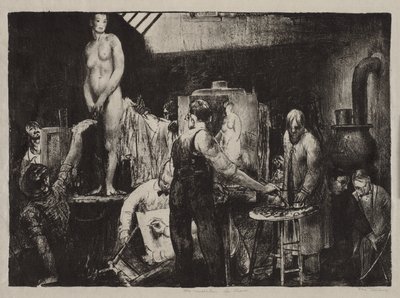„Az aktóra” alkotó: George Bellows