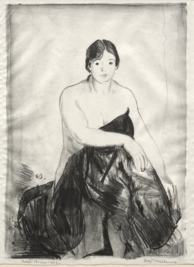 A modell, a második kő alkotó: George Bellows