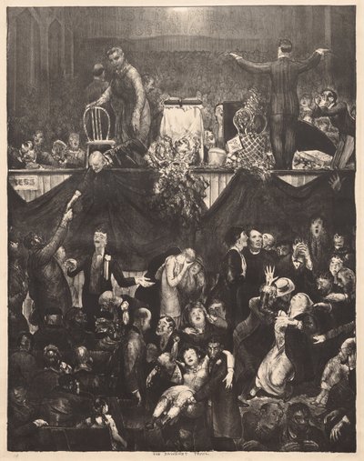 A Fűrészpor-ösvény alkotó: George Bellows