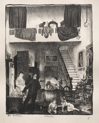 A műterem, 1916 karácsonya alkotó: George Bellows