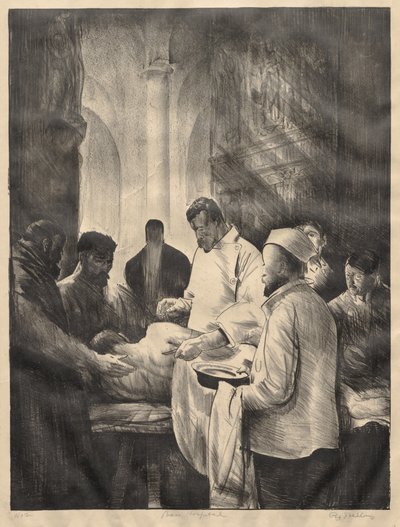 Háborús sorozat:  Báziskórház, Második Kő alkotó: George Bellows