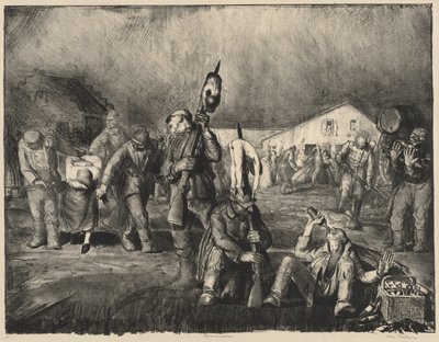 Háborús sorozat:  A Bacchanale alkotó: George Bellows