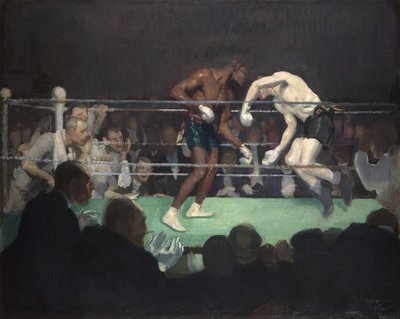 Bokszmérkőzés alkotó: George Benjamin Luks