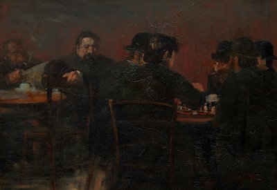 Sakkjátékosok alkotó: George Benjamin Luks
